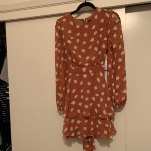 Forever 21 ruffle skirt mini dress